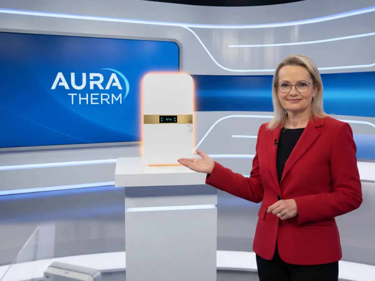 Product presentation at an event