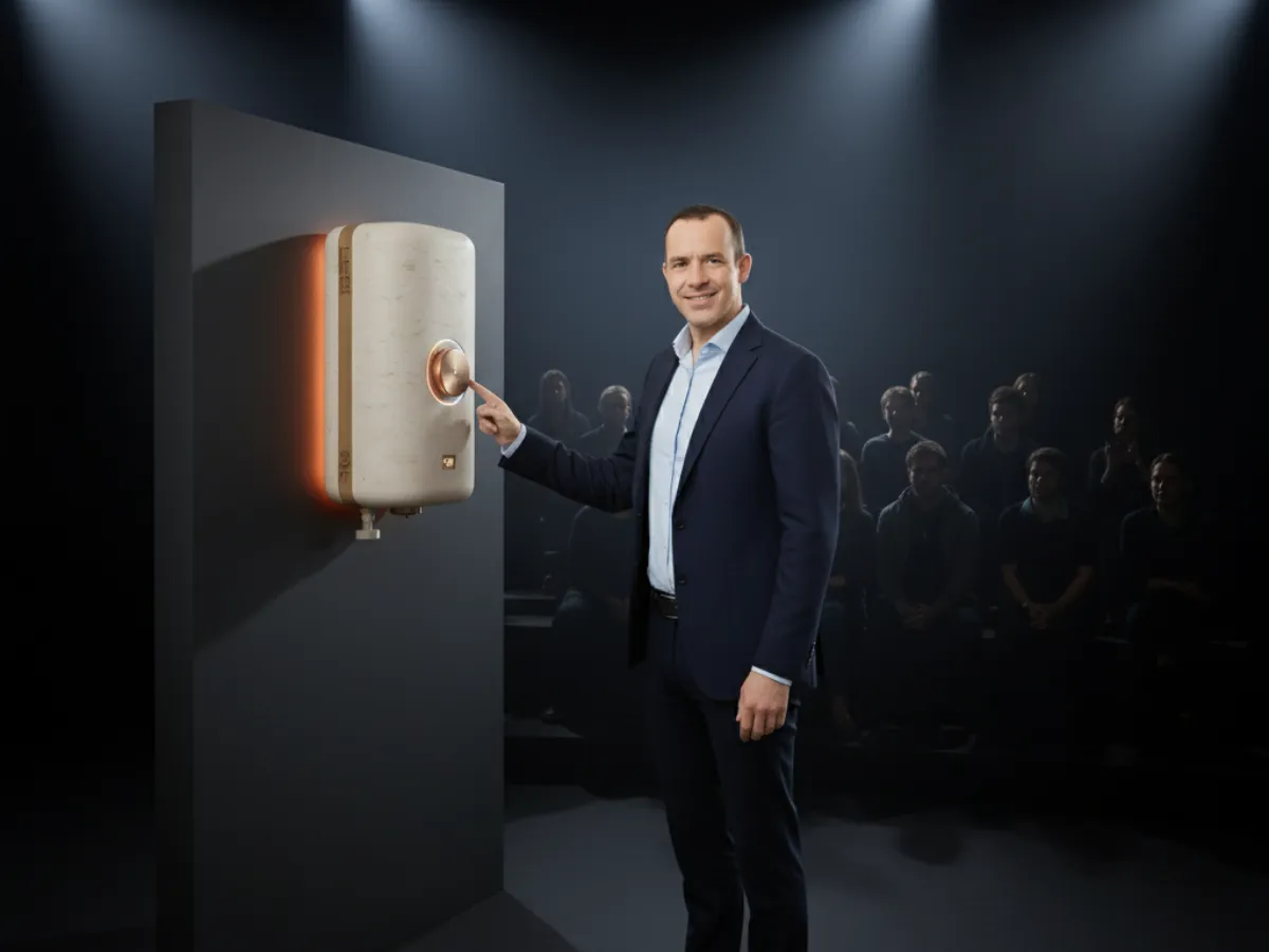 Product presentation at an event